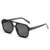Fashion Pilot Sunglasses Women Vintage Double Bridges Yellow Lens Sunglasses Female Shades Lady UV400 Glasses Trendy