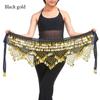 Sexy Sequins Show Costumes Hip Scarf Belly Dance Belt Dancer Skirt Waist Chain