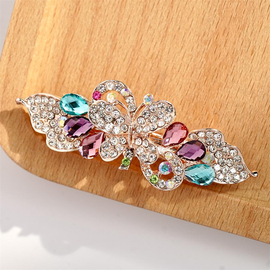 Korean style fashion ladies spring clip small butterfly alloy hair clip hair accessories fresh and elegant versatile accessories