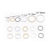 DIY Jewelry Accessories: Embossed Jump Ring & Single Connecting Ring Set for Crafting