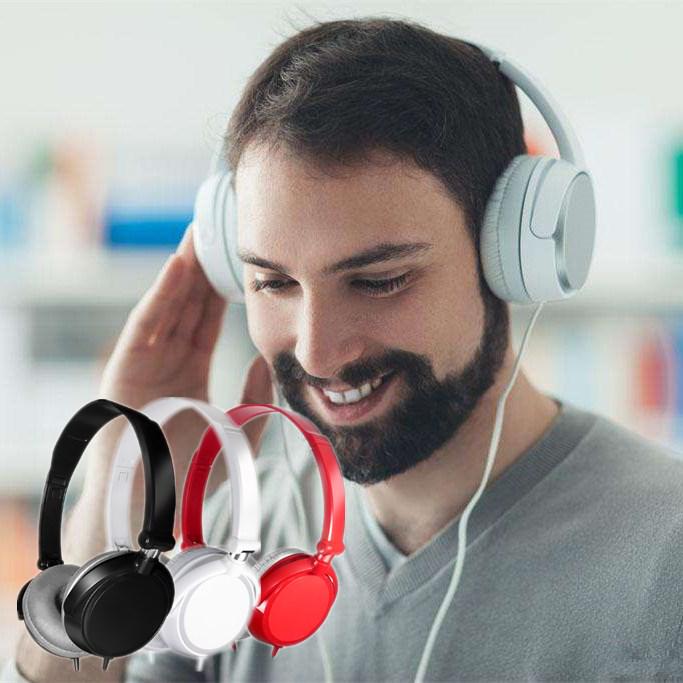 Buy 3.5mm Plug Wired Headphone With Stereo Headsets Earphones For