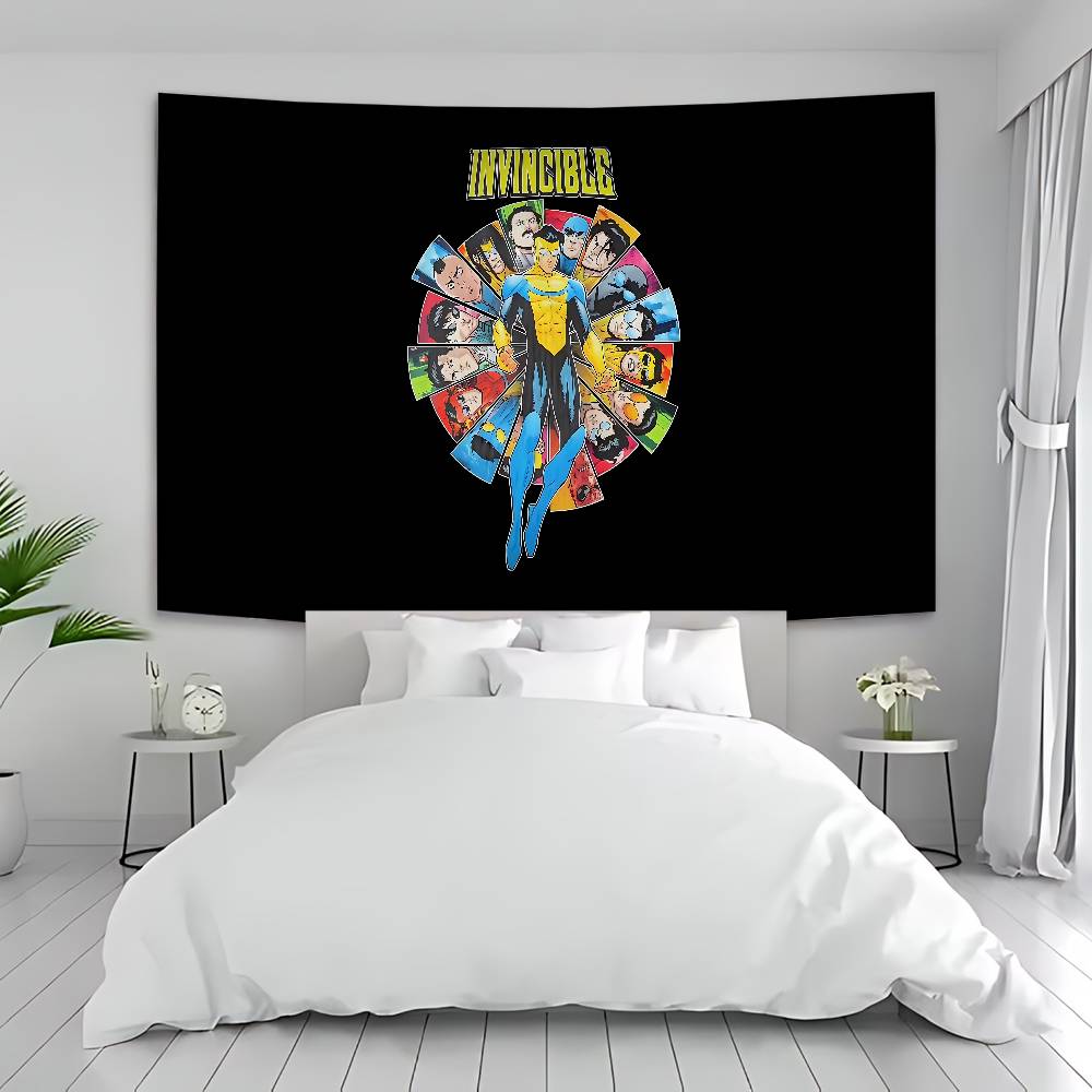 Animation IInvincibles Tapestry Art Printing Japanese Wall Tapestry Anime Wall Hanging Home Decor
