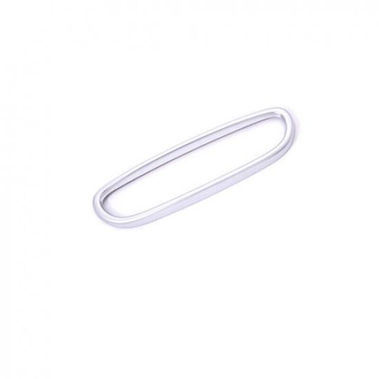 For BMW F20 F21 F22 F23 Matte Silver Interior Rearview Mirror Frame Trim 1PCS