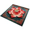 Yousheng Lotus Area Rug Non-slip Washable Flower Indoor Floor Mat Chinese Style Lotus Carpet Living Room Bedroom Office Home Decoration