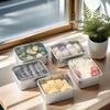 Stainless Steel Sealed Box with Lid for Food Grade Food Raw Pickling Refrigerator for Fruit Bento Box