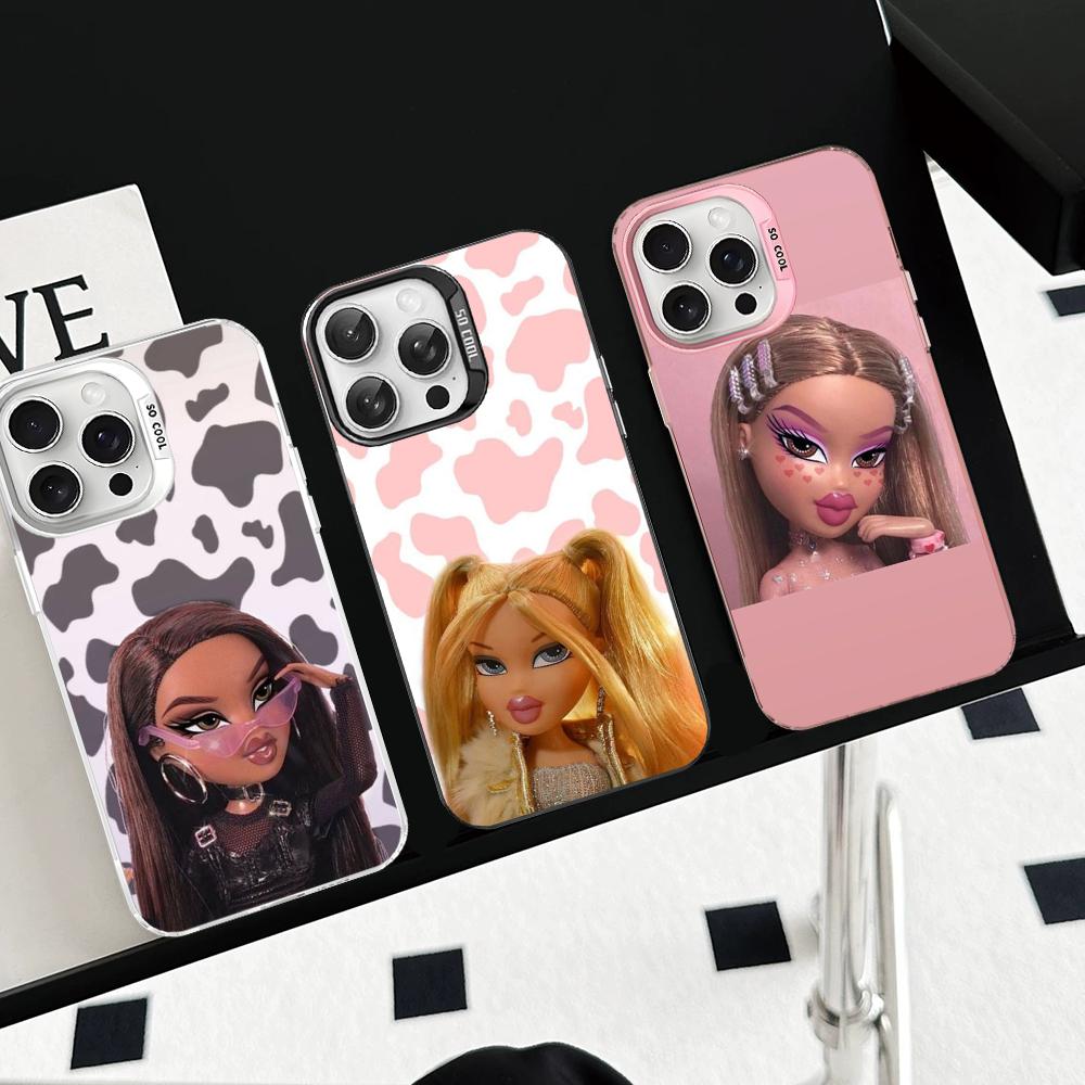 Lovely Doll Bratz Phone Case For IPhone 16 15 14 13 12 11 Pro Max X XR XSMAX 8 7 Plus Matte Shockproof Back Cover