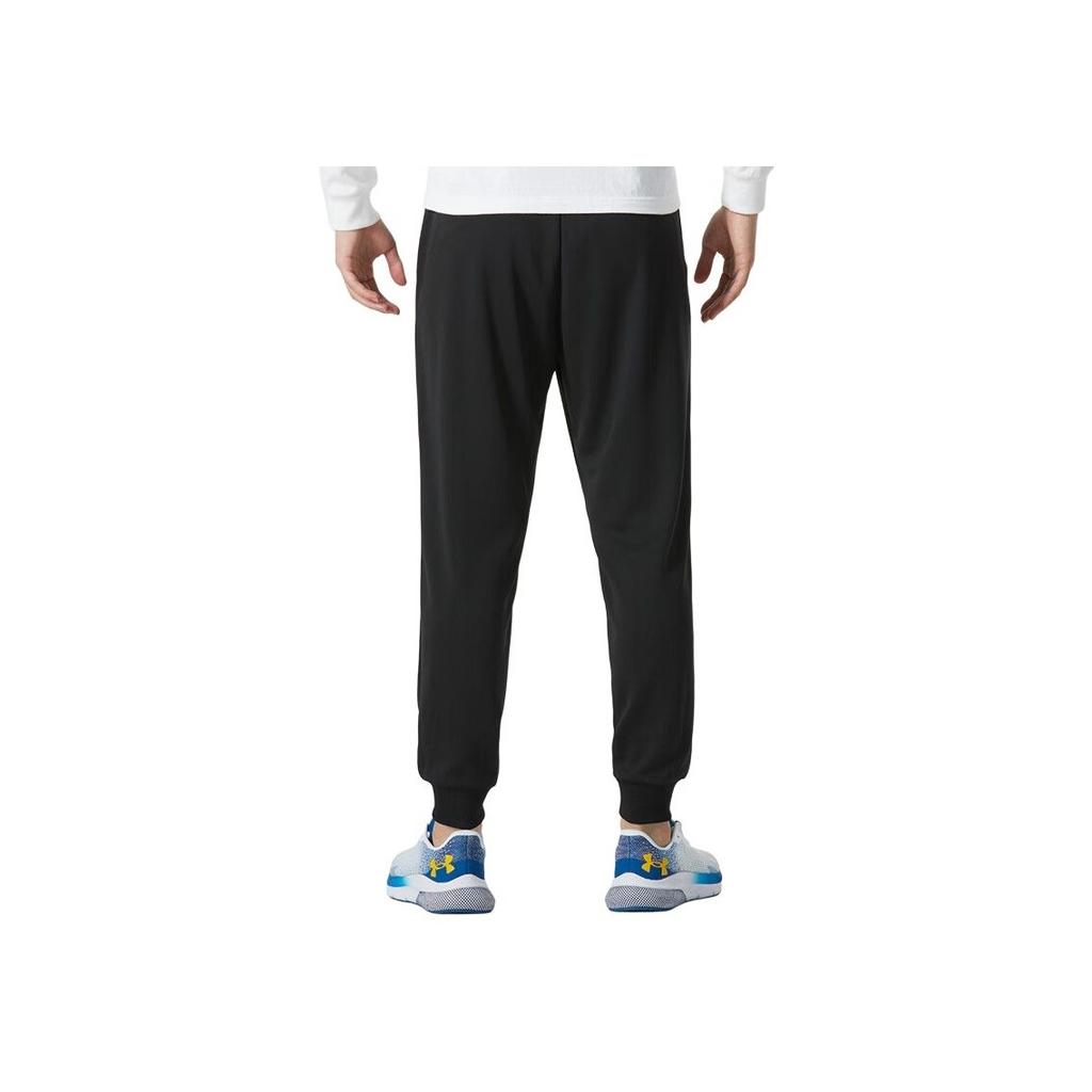 Under Armour Breathable Loose Fit Straight Leg Fashion Knit Sports Pants Men Bottoms Black 24600706-001