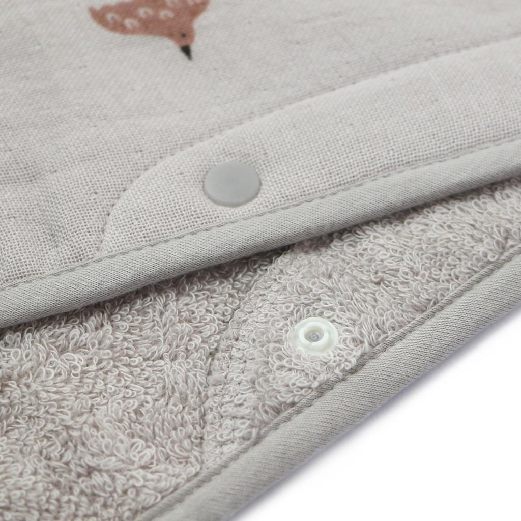 IORI BABY x FORNE Organiczny pajacyk od Imabari Towel Baby (Węgiel drzewny)