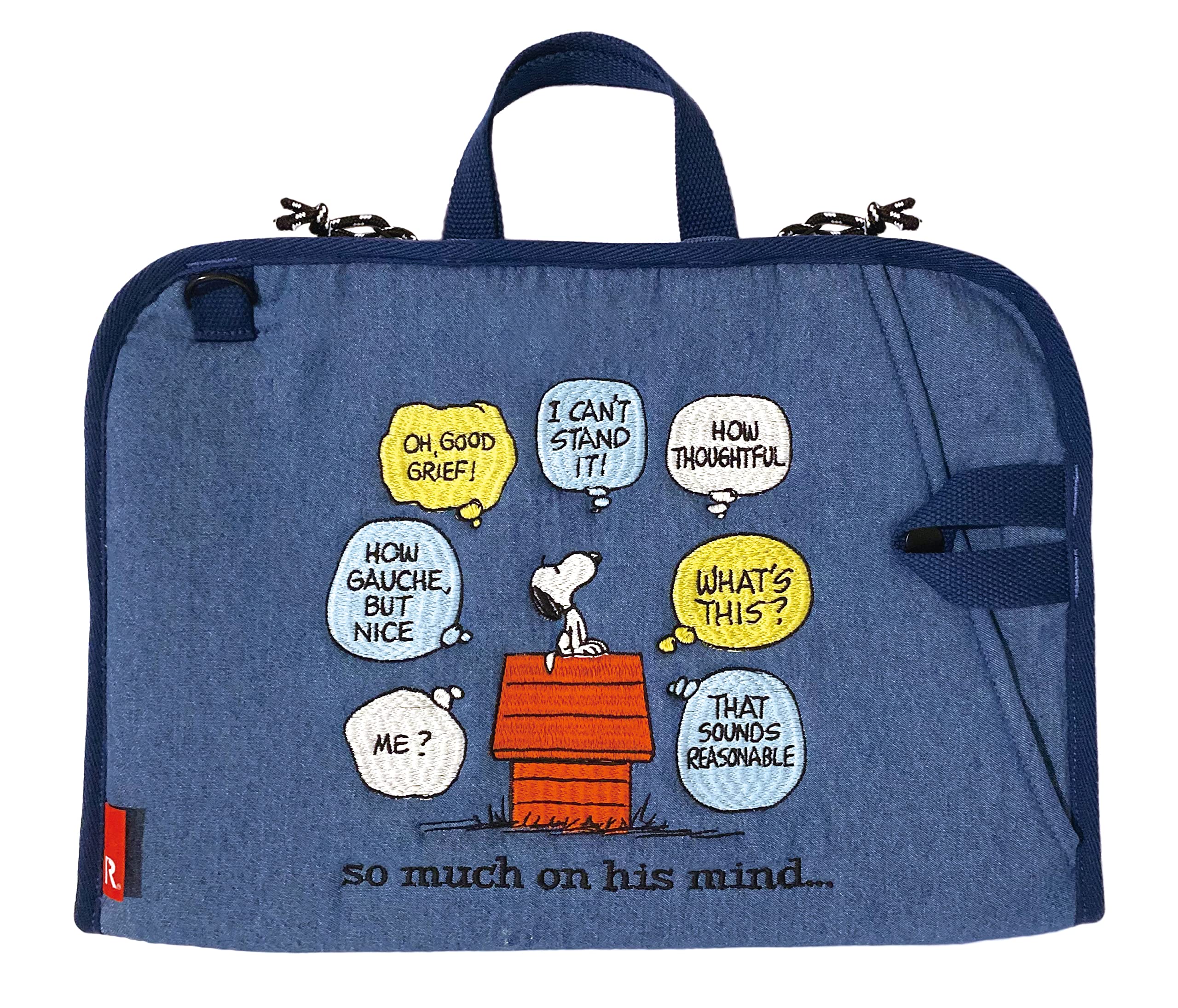 

Snoopy Denim 13 Inch PC Case IP Pimotte PEANUTS [Routeto] (Saxophone)