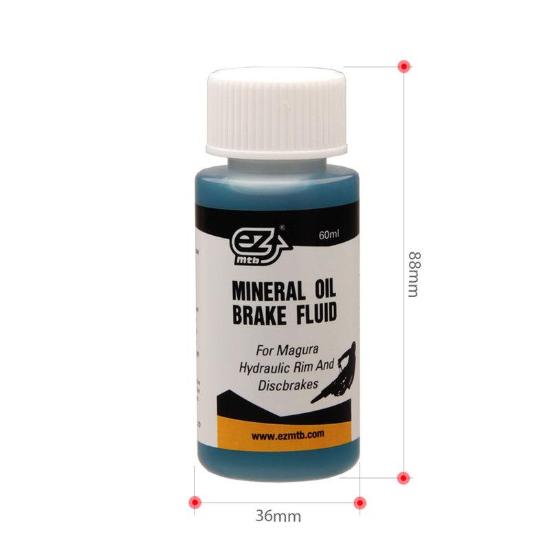 2/4pcs 60ml EZmtb Mineral Brake Fluid DOT Hydraulic Brakes Oil Electric Mountain Road Bike Outdoor Cycling Portable Upgrade Kit