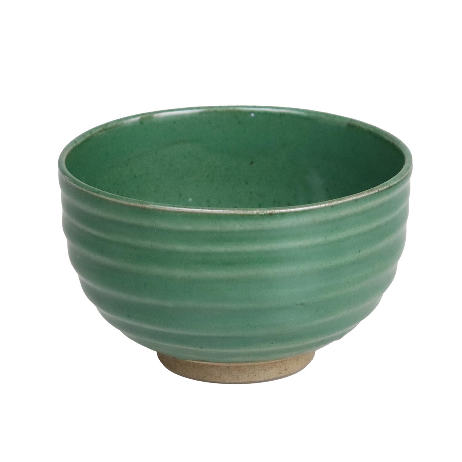 

Yuuki Roman Matcha Bowl, Green, Round, Made in Japan [Arita Ware]