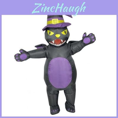 Halloween Cat Inflatable Costume With Animal Cartoon Walking Suit For Kids And Adults