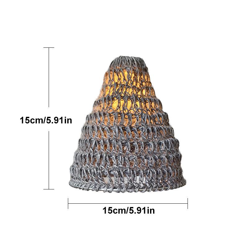 

1 шт. Подвесной декоративный абажур, веревочный абажур, украшение для гостиной, декоративный абажур, подвесной домашний декор, 3 размера 15cm