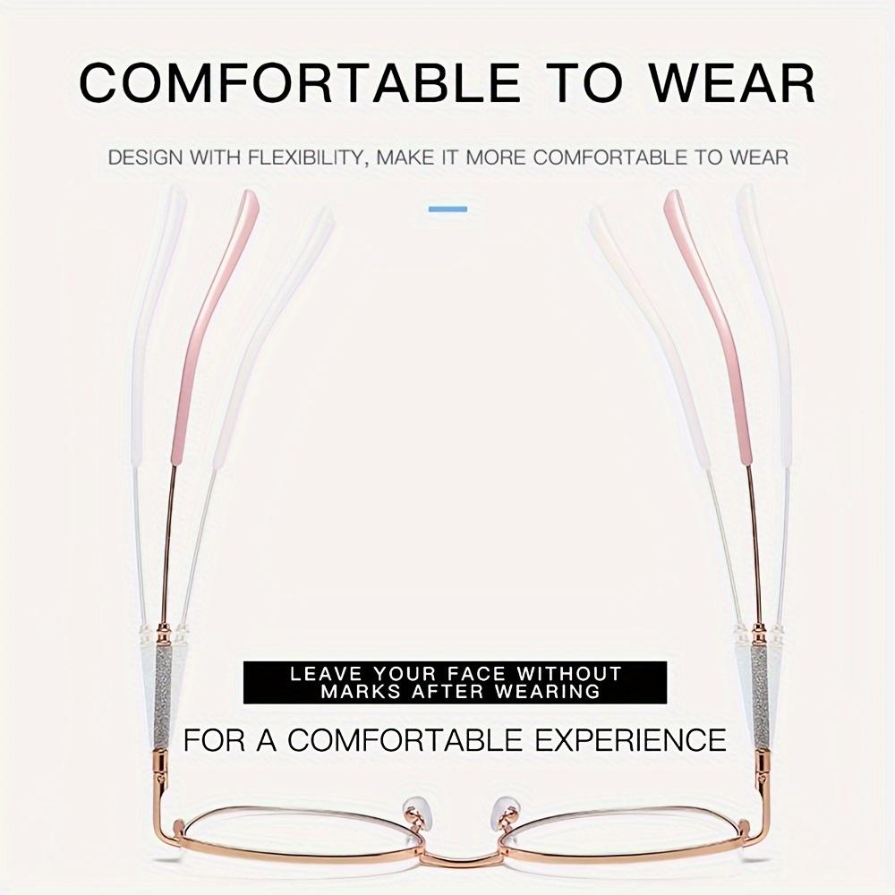 New Retro Metal Inlaid Cat Eye Frames For Men And Women Fashionable Glasses Lenses With Light Color Lenses With Blue Light