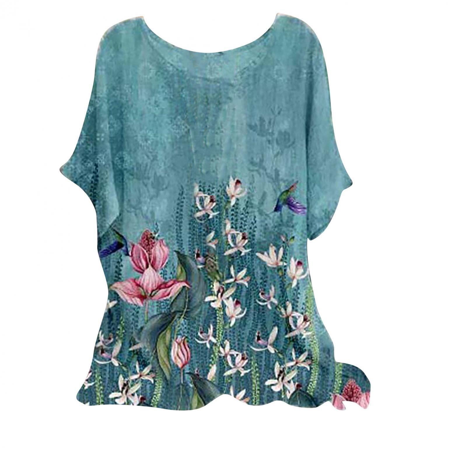 

Плюс размер XL-7XL Летняя модная футболка женская 3D принтованная верхняя часть 6XL