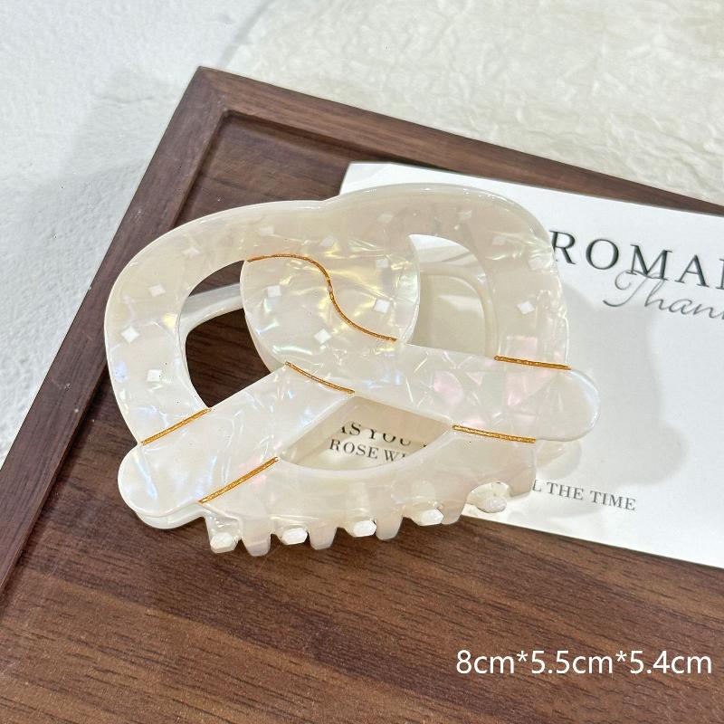 Croissant Brezel Haarklammer Simuliertes Essen Acryl Haarspangen Haaraccessoires Für Frauen Mädchen Geschenk