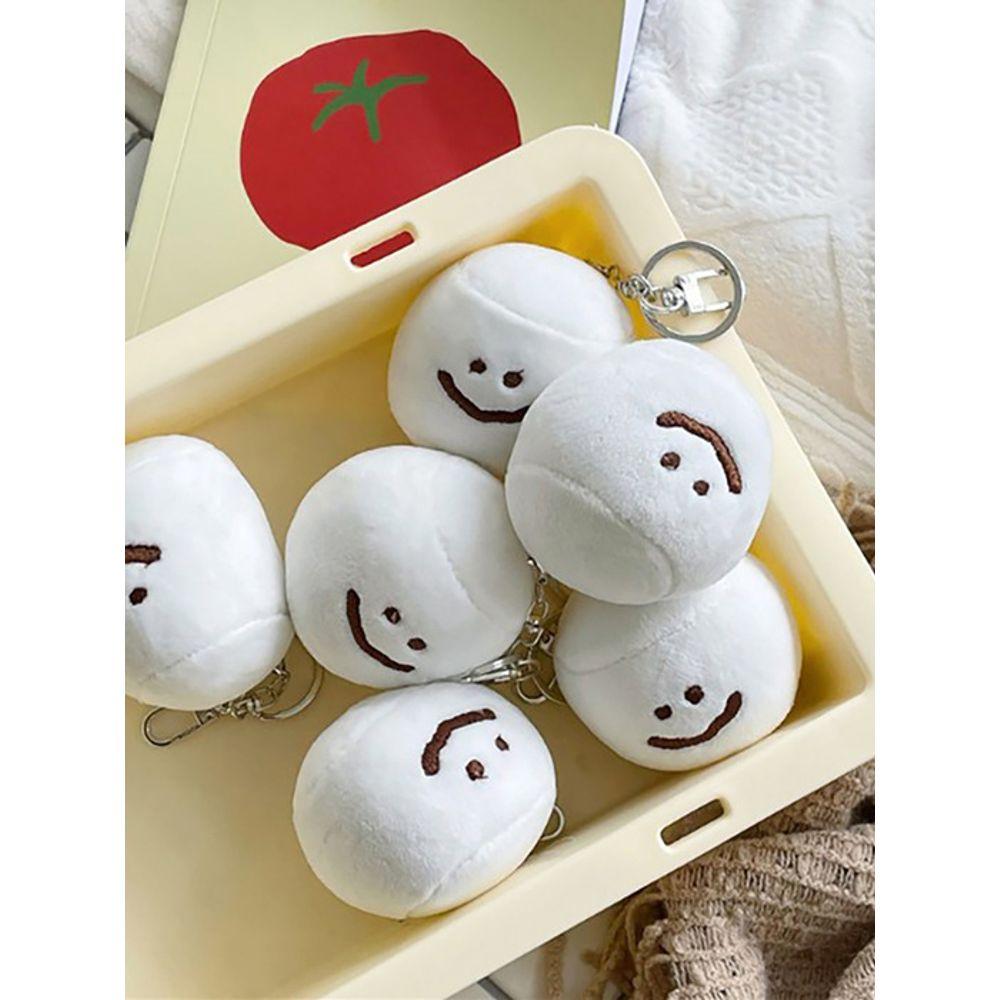 

briskstyle cotton candy fluffy smile miniature stress relief keychain single type