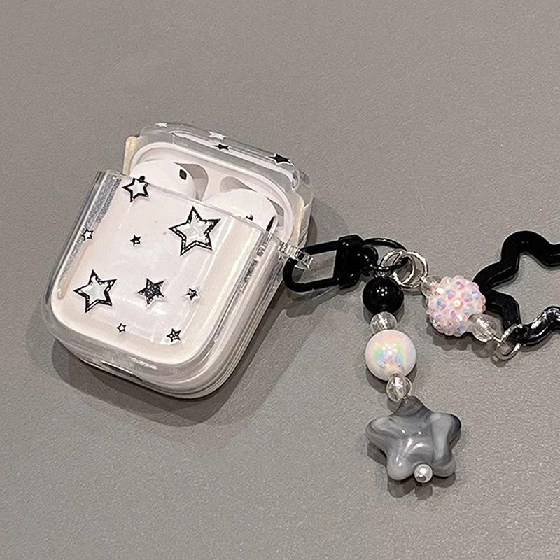 Ins Wind Transparent Stars for Airpodspro1 Protective Case Second and Third Generation New Wireless Bluetooth AirPods 1