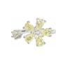 Bursting Full Of Diamonds, Flower Color Treasure, Sweet And Cool Opening Ring, Female Luxury Exquisite Niche High-End Sense Light Luxury Super Fairy