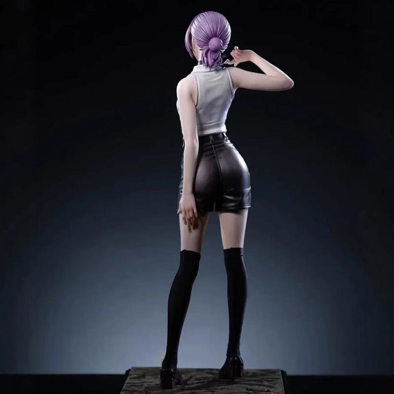 Kettensägenmann 1/6 Reze Actionfigur 32cm Exquisite PVC Doppelkopf-Statue Anime Hübsches Mädchen Modell Spielzeug Schreibtisch Deko Sammlerstück Geschenk