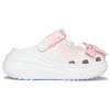 Crocs Crush Clog Moon Mail Pink Kitten EVA Cute Cute Pet Travel Fashion Versatile Commuting Daily Hole Shoes Unisex Pink