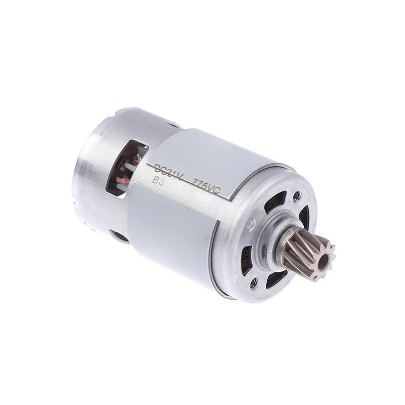 10 Teeth 21V Lithium Battery Lawn Mower Motor 775 Hedge Trimmer Motor Electronic Component Motor Power Tool Accessories