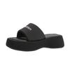 Thick-soled slippers women's summer outer wear new simple open-toed non-slip sandals soft-soled casual one-word slips