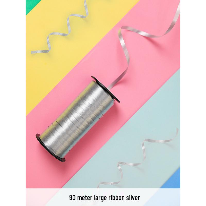 Balloon Ribbon Decoration for Helium Balloons - Party Supplies with Pull Flower Design for Weddings