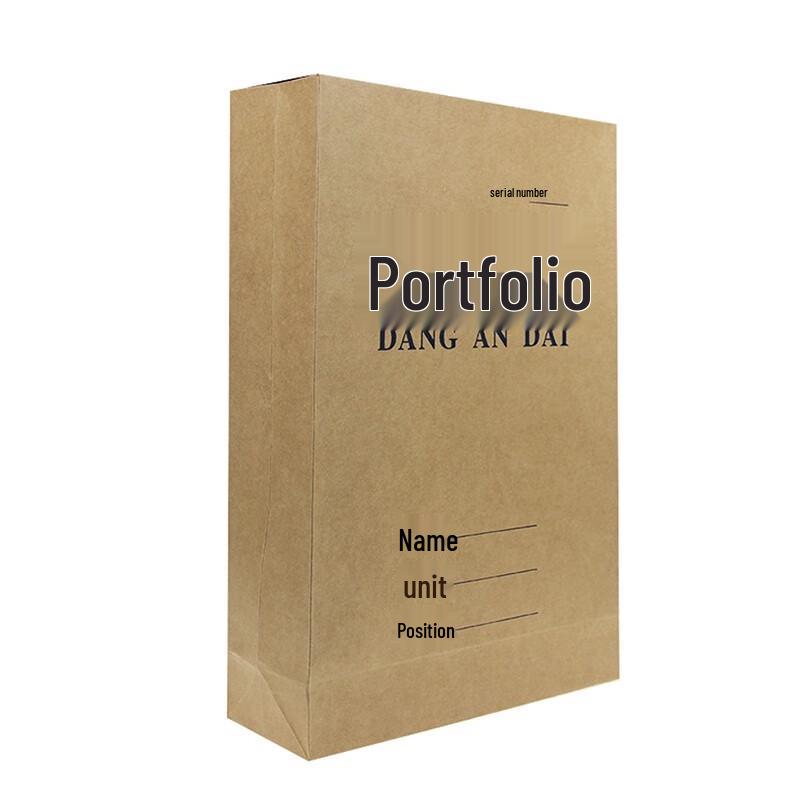 A4 Kraft Paper File Bag