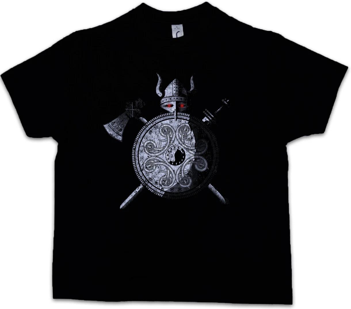 VIKING WARRIOR Kids Boys kids boys T-Shirt Viking Loki Sword Shield Thor Vikings 120