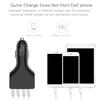 Portable 4 Port Car Charger Quick Charging Adapter USB Car Socket Adapter with Cord for Car Truck Navigation Cameras