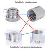 5/8" Male to 1/4"-20 female Thread Adapter Microphone Stand Camera Monitor