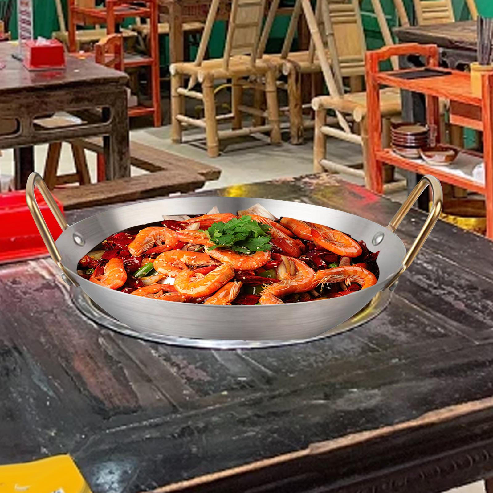 

Сковорода-вок из высококачественной нержавеющей стали для разнообразных кулинарных нужд 24cm