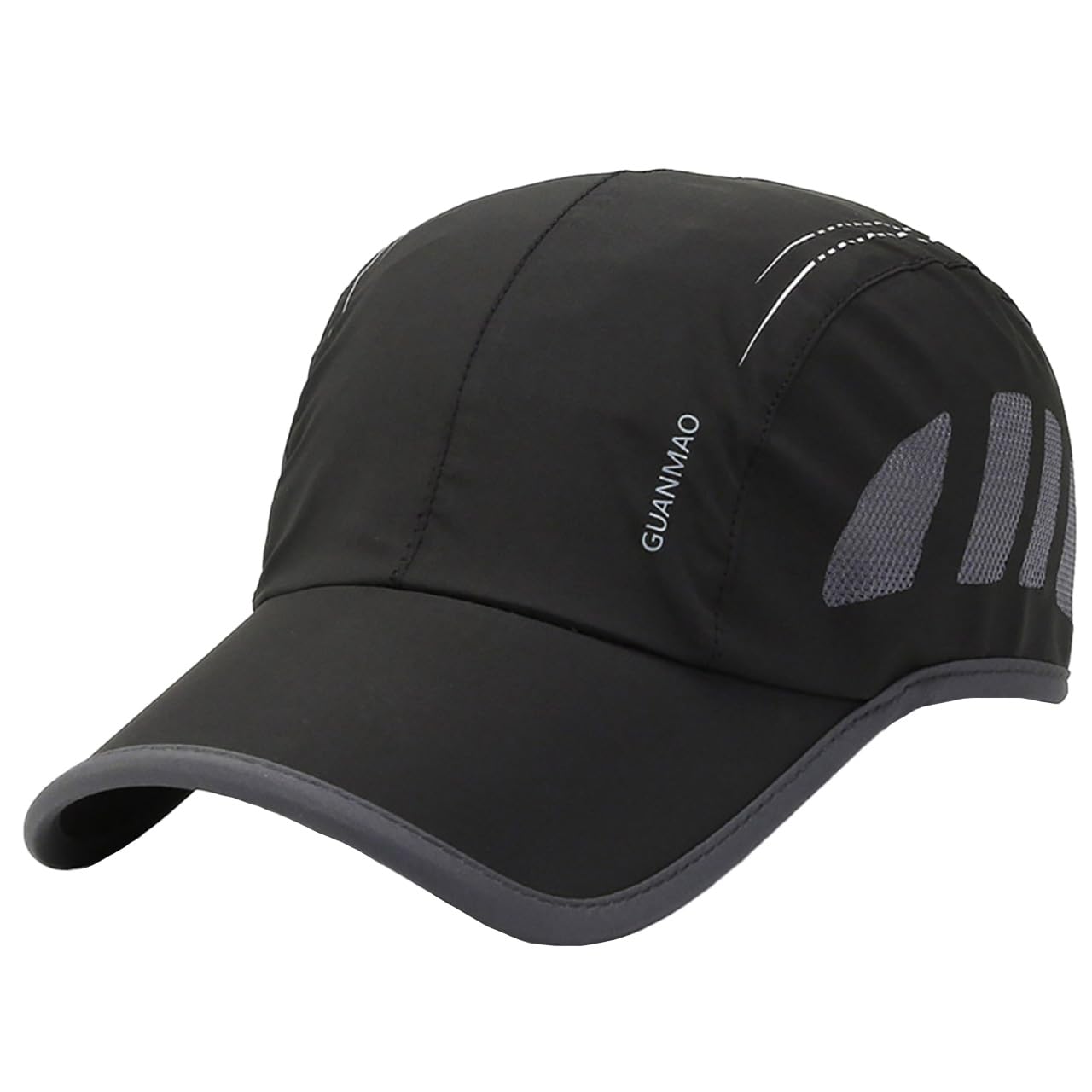 

Quick Sun CZA487 [White Fang] Hat, Cap, Drying, Protection, Outdoor, Sports, Running, Travel, Men s, Women s, (Black)