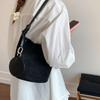 with Round Pendant Slouchy Hobo Bags Shoulder Bag Solid Color Tote Bag  Summer