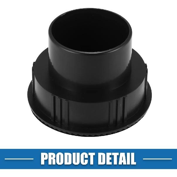 Klimaanlagenlüftungsauslass 60mm Drehbar Rund A/C Luftauslasslüfter für Wohnmobil Bus Boot Yacht Schwarz (2er Set)