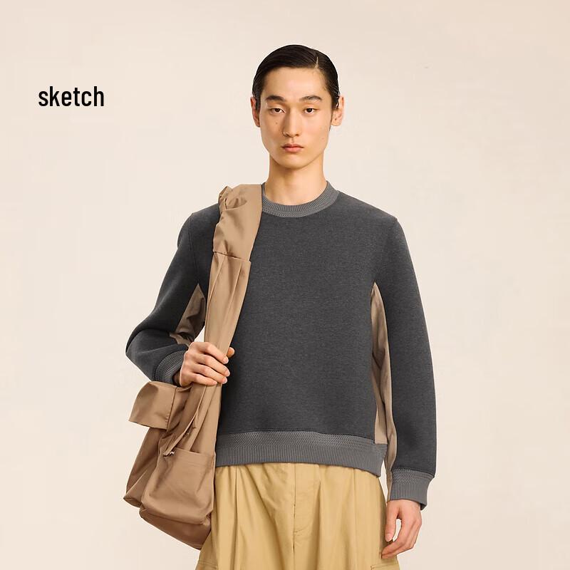 

CROQUIS Men s 2024 Autumn Loose Fit Pullover Sweatshirt L