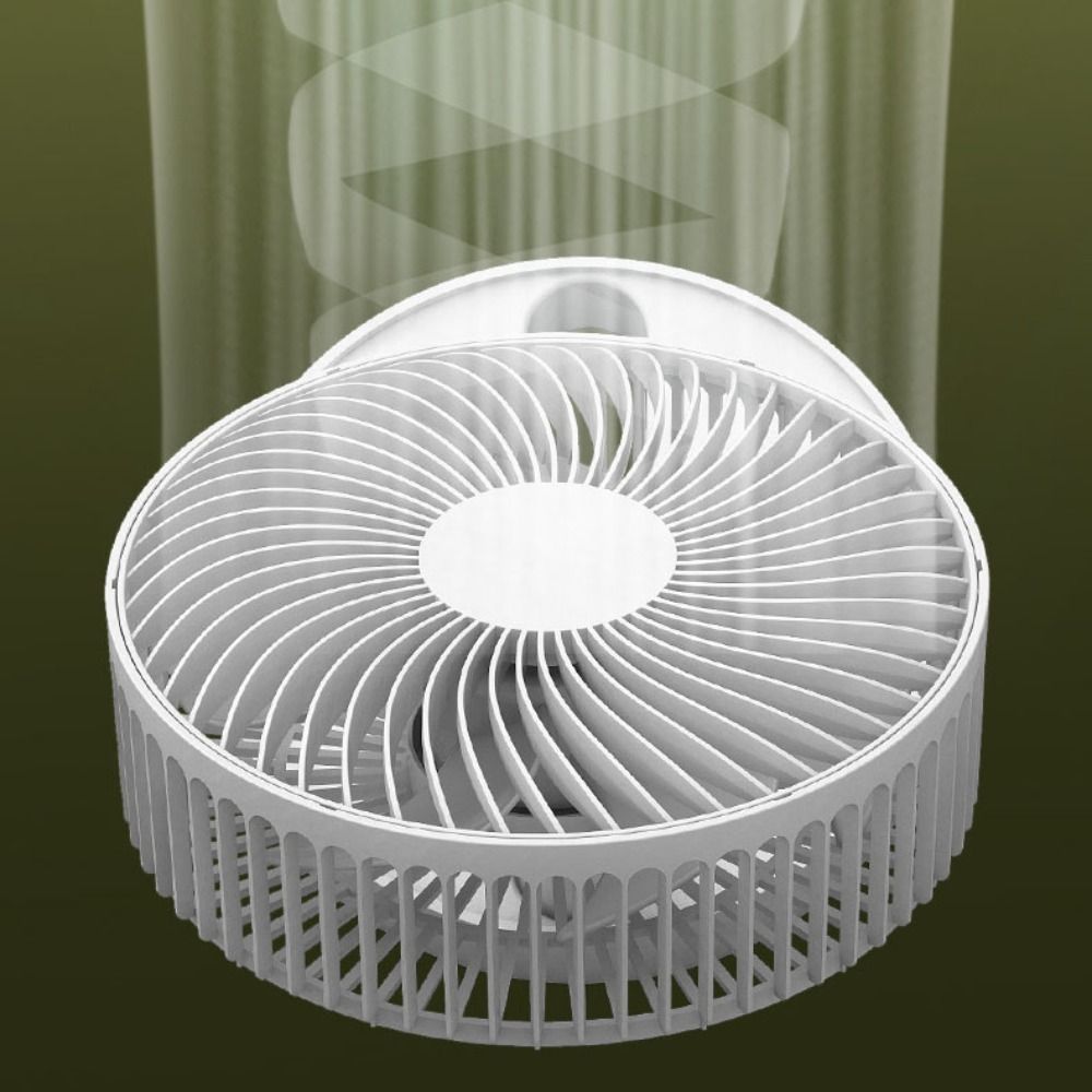 Strong Wind USB Desk Fan 4 Speed Adjustable Portable Rechargeable Fan  Home Office