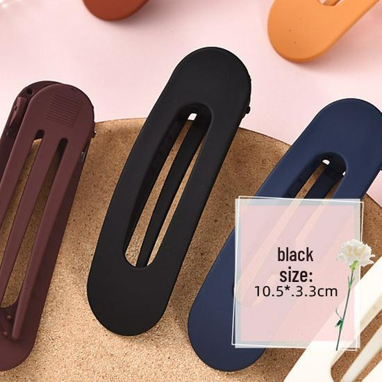 Morandi Large Hairpin: Korean Duckbill Claw Clip for Bangs and Updos