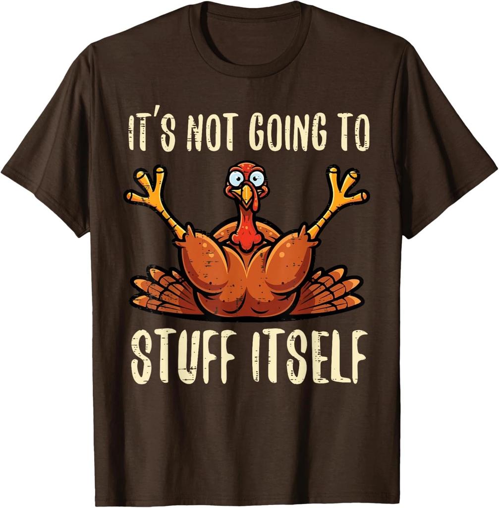 Turkey Split Not Going To Stuff Itself Thanksgiving Unisex T-Shirt