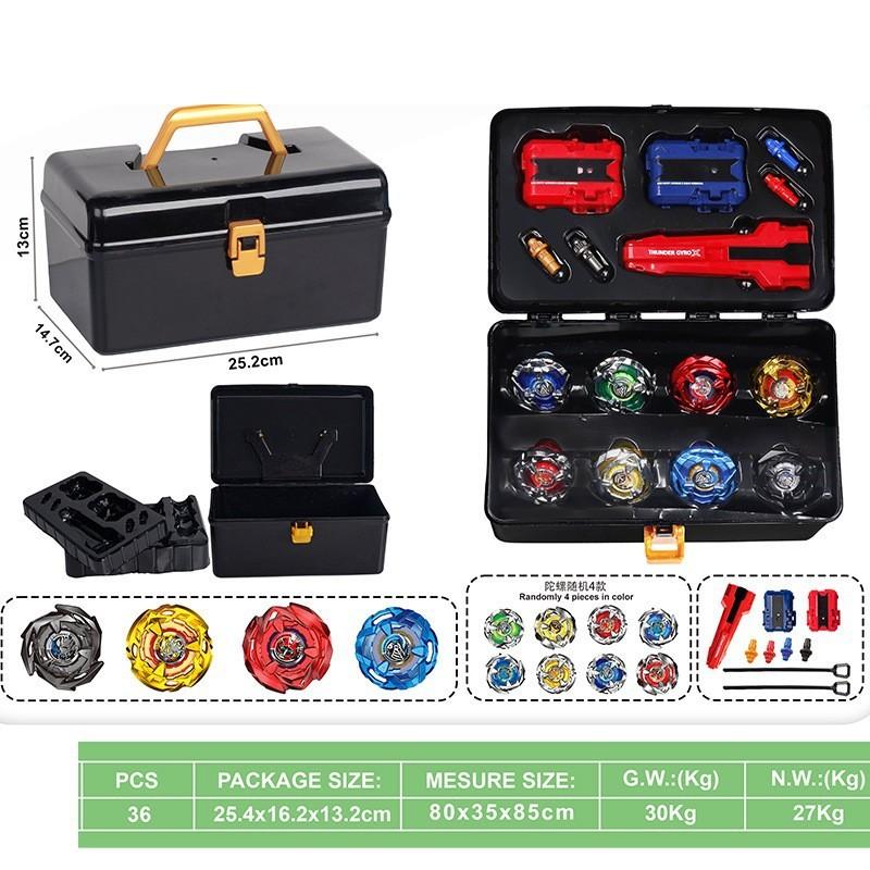 Hit Battle Toy for Kids - Hurricane CX Burst Beyblade Set, Complete with Attack Battle Plate and Launcher