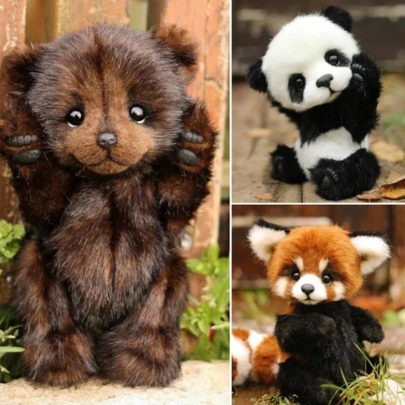Cute Handmade Plush Baby Bears Perfect Addition To Halloween Decorations