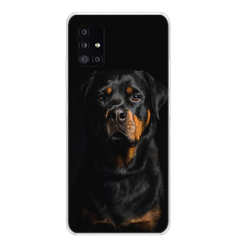 Rottweiler Dog Phone Case For Samsung Galaxy A50 A70 A40 A30 A20S A10 Note 20 Ultra 10 Lite 9 8 A6 A8 Plus A7 A9 + Cover Cas