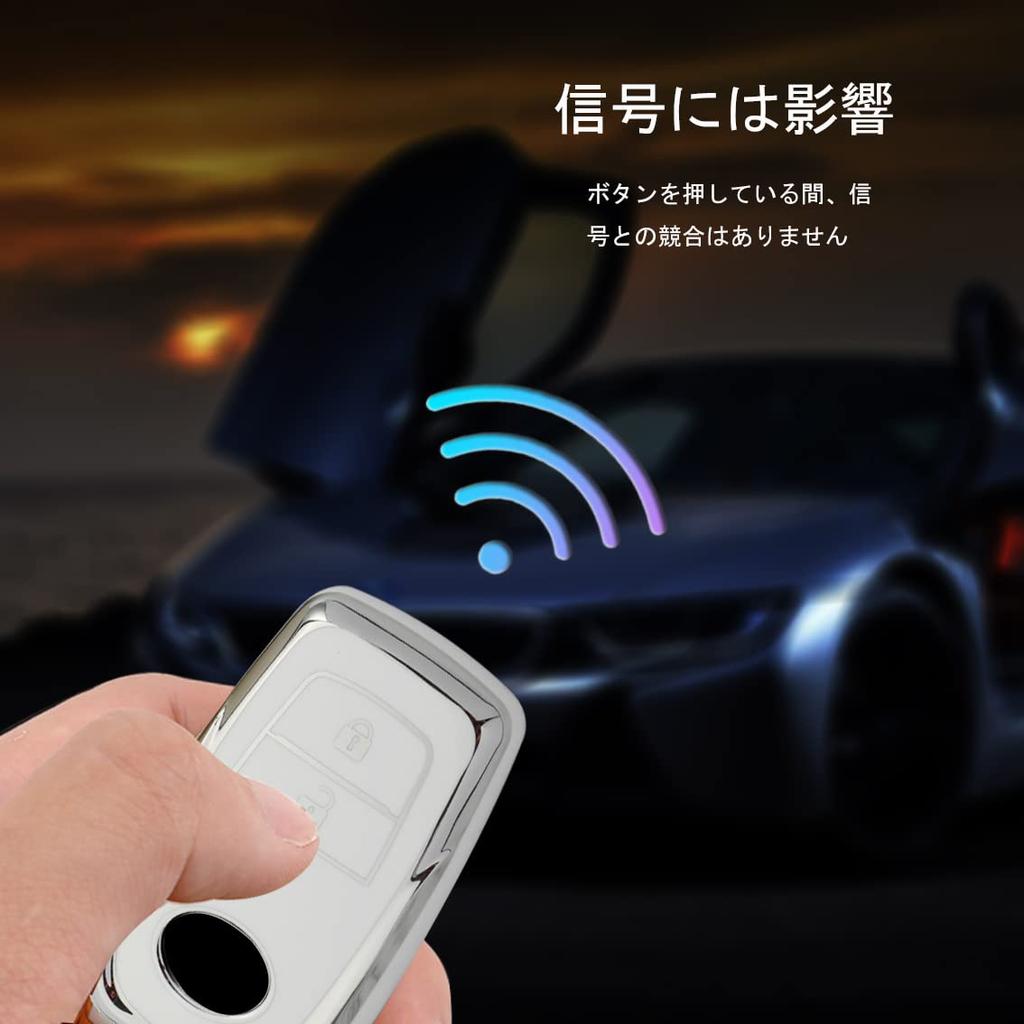 Toyota Key Key Key Key Protection Compatible with Toyota New Harrier 80 Yaris Land Cruiser 200 secure stylish TPU Case, Holder, Cover, - Series,