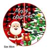 Creative Cartoon Print Christmas Tree Skirt - Festive Home & Party Decoration