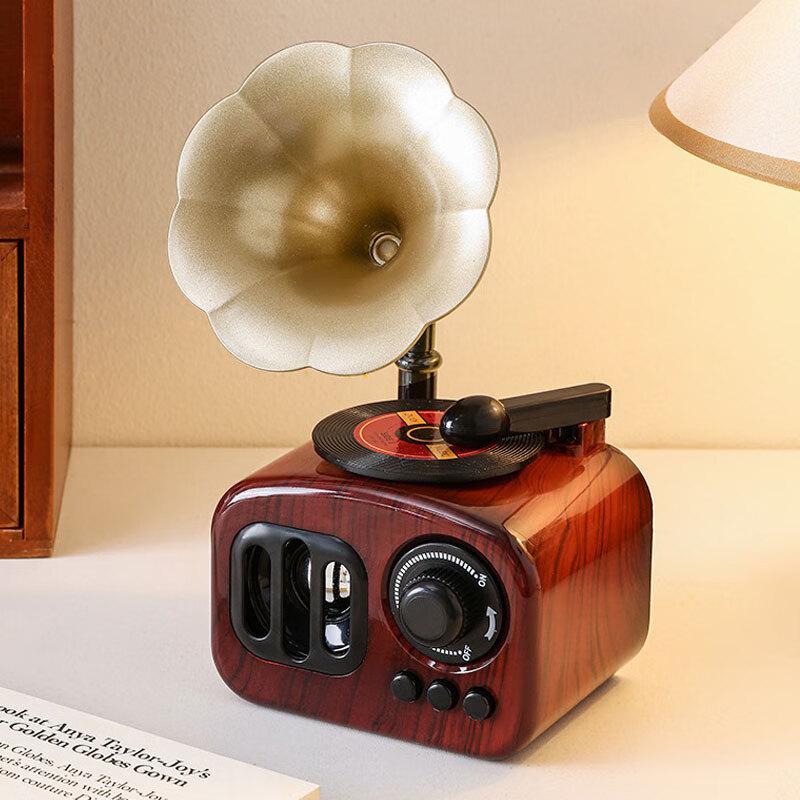 Vintage Gramophone Music Box Ornament