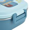 3 Compartment Leakproof Lunch Box With Soup Bowl Food Storage Container  For Office