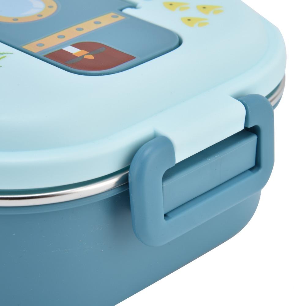 3 Compartment Leakproof Lunch Box With Soup Bowl Food Storage Container For Office