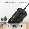 Smart Power Strip Extension Cord F16U F20U EU Plug AC Outlet Electrical Socket Extension Cable USB Type C Network Filter Adapter