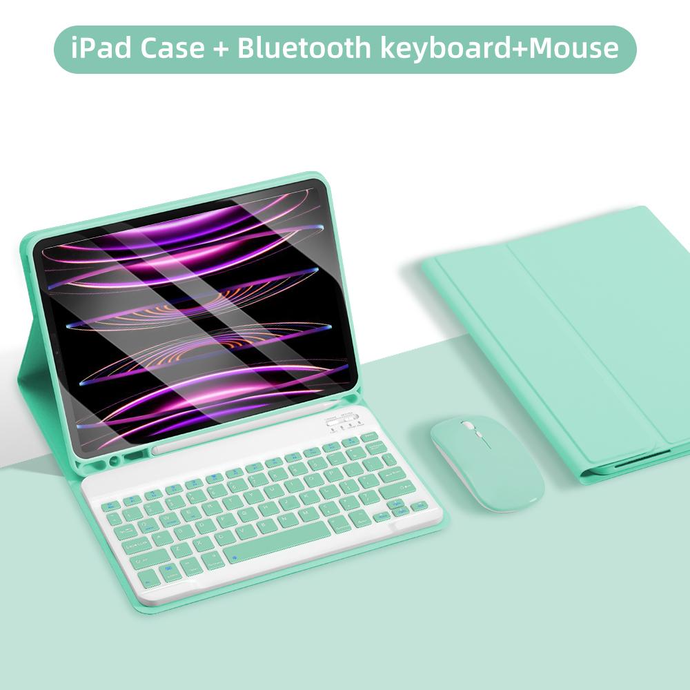 For iPad Keyboard Case For iPad iPad Air 11in 13in M2 M3 Pro 11in 13in M4 Pro 11 12.9 10.2 9/8/7th 10/11th 9.7 Air 3 2 Case